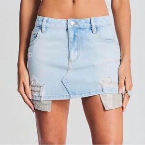 Retrofete denim skirt